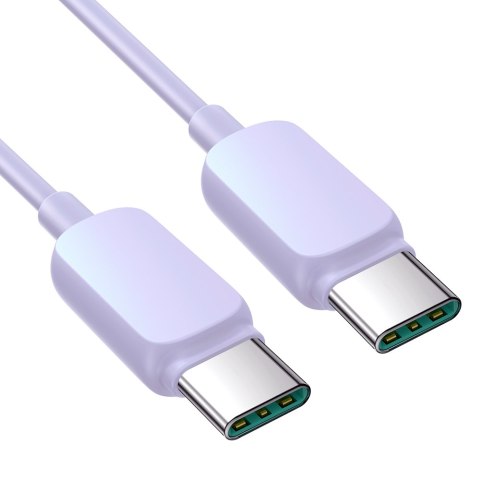Kabel przewód do iPhone USB-C - Lightning 20W 1.2m fioletowy Kabel przewód do iPhone USB-C - Lightning 20W 1.2m fioletowy