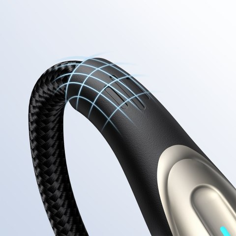 Kabel przewód w oplocie Pioneer Series USB-A - USB-C 100W 1.2m czarny Kabel przewód w oplocie Pioneer Series USB-A - USB-C 100W 1.2m czarny