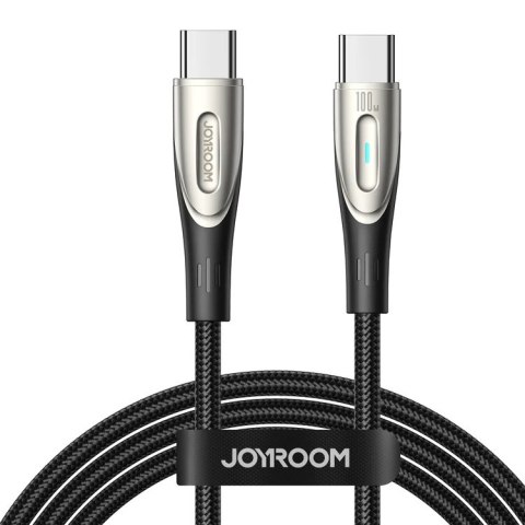 Kabel przewód w oplocie Star-Light Series USB-C - USB-C 100W 2m czarny Kabel przewód w oplocie Star-Light Series USB-C - USB-C 100W 2m czarny