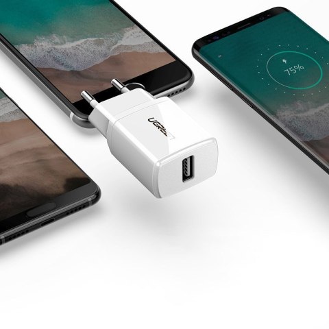 Mała ładowarka sieciowa do telefonu USB 2.1A czarny Mała ładowarka sieciowa do telefonu USB 2.1A czarny