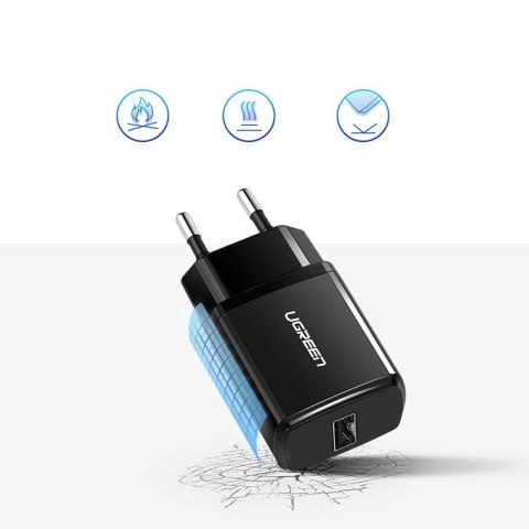 Mała ładowarka sieciowa do telefonu USB 2.1A czarny Mała ładowarka sieciowa do telefonu USB 2.1A czarny