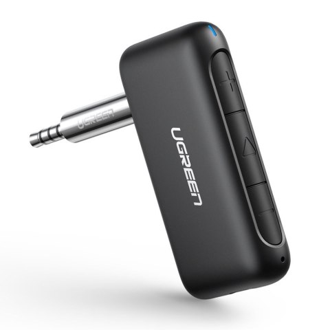 Odbiornik dźwięku audio do samochodu Bluetooth 5.0 AUX mini jack czarny Odbiornik dźwięku audio do samochodu Bluetooth 5.0 AUX mini jack czarny