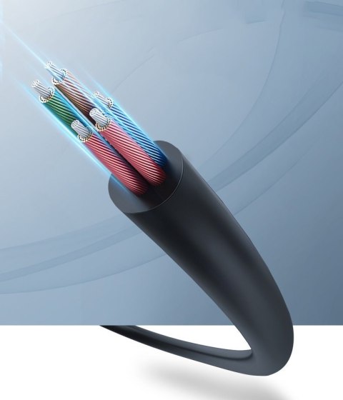 Przejściówka rozdzielacz AUX 3.5 mm mini jack na mikrofon i słuchawki czarny Przejściówka rozdzielacz AUX 3.5 mm mini jack na mikrofon i słuchawki czarny