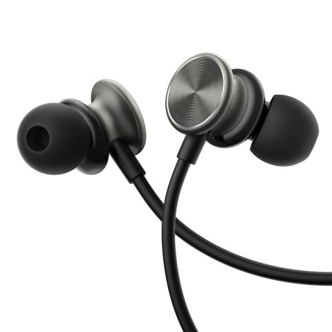 Słuchawki przewodowe douszne mocne basy HiFi Wired Series JR-EW03 ciemnoszare Słuchawki przewodowe douszne mocne basy HiFi Wired Series JR-EW03 ciemnoszare