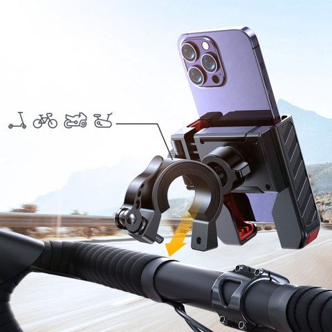 Uchwyt na telefon na kierownicę do kręcenia filmów rower motor hulajnoga wózek Uchwyt na telefon na kierownicę do kręcenia filmów rower motor hulajnoga wózek