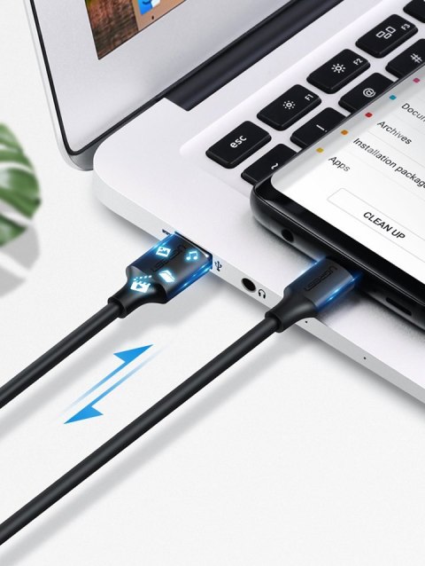 Wytrzymały kabel przewód USB - USB-C 480 Mbps 3A 1.5m czarny Wytrzymały kabel przewód USB - USB-C 480 Mbps 3A 1.5m czarny