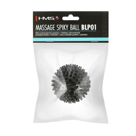 BLP01 BLACK LACROSSE PIŁKA Z KOLCAMI DO MASAŻU HMS BLP01 BLACK LACROSSE PIŁKA Z KOLCAMI DO MASAŻU HMS
