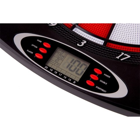 DART ELEKTRONICZNY ENERO 43 CM CZERWONY DART ELEKTRONICZNY ENERO 43 CM CZERWONY