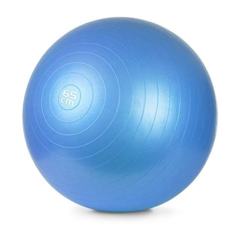 Piłka fitness Meteor z pompką 65 cm niebieski Piłka fitness Meteor z pompką 65 cm niebieski