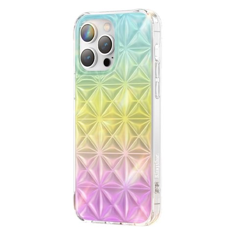 Etui pokrowiec na iPhone 14 Pro Max obudowa na tył plecki Miya Series tęczowe Etui pokrowiec na iPhone 14 Pro Max obudowa na tył plecki Miya Series tęczowe
