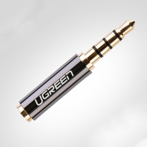 Adapter przejściówka audio jack 3.5mm męski do jack 2.5mm żeński czarny Adapter przejściówka audio jack 3.5mm męski do jack 2.5mm żeński czarny