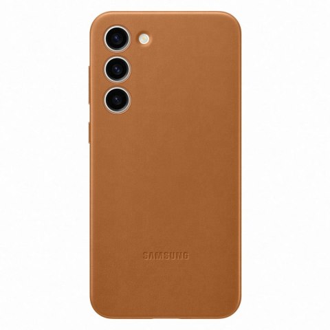 Etui pokrowiec z naturalnej skóry Samsung Galaxy S23+ Leather Cover camel Etui pokrowiec z naturalnej skóry Samsung Galaxy S23+ Leather Cover camel