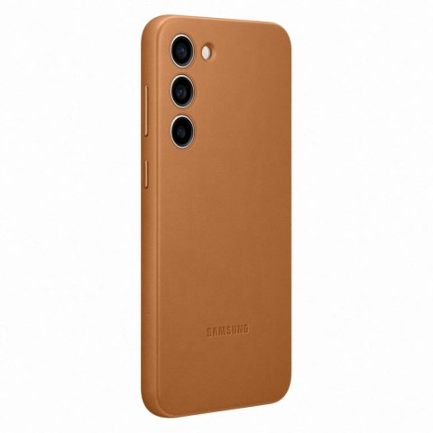 Etui pokrowiec z naturalnej skóry Samsung Galaxy S23+ Leather Cover camel Etui pokrowiec z naturalnej skóry Samsung Galaxy S23+ Leather Cover camel