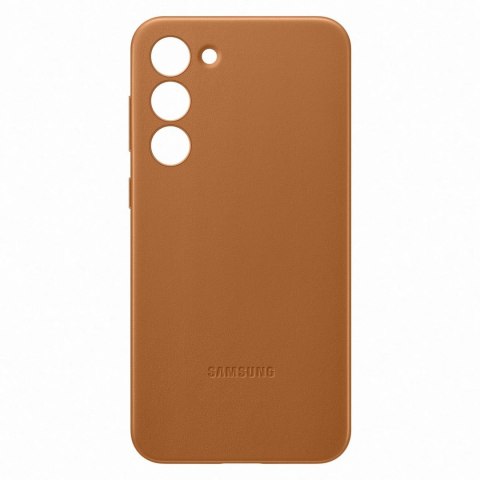 Etui pokrowiec z naturalnej skóry Samsung Galaxy S23+ Leather Cover camel Etui pokrowiec z naturalnej skóry Samsung Galaxy S23+ Leather Cover camel