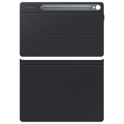 Etui z klapką i podstawką do Samsung Galaxy Tab S9 Smart Book Cover czarne Etui z klapką i podstawką do Samsung Galaxy Tab S9 Smart Book Cover czarne