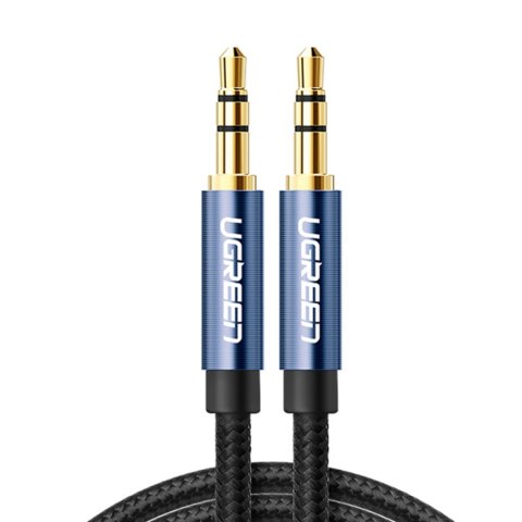 Kabel audio AUX wtyczka prosta minijack 3.5 mm 2m niebieski Kabel audio AUX wtyczka prosta minijack 3.5 mm 2m niebieski
