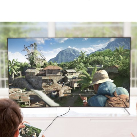 Kabel przewód Micro HDMI - HDMI 4K 60Hz 3m czarny Kabel przewód Micro HDMI - HDMI 4K 60Hz 3m czarny