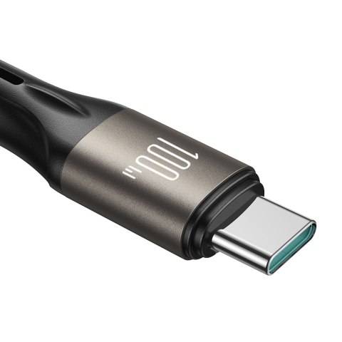 Kabel przewód USB-C 100W Light-Speed Series 1.2m czarny Kabel przewód USB-C 100W Light-Speed Series 1.2m czarny