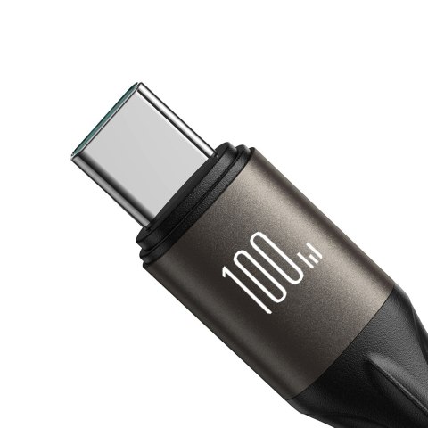 Kabel przewód USB-C 100W Light-Speed Series 1.2m czarny Kabel przewód USB-C 100W Light-Speed Series 1.2m czarny