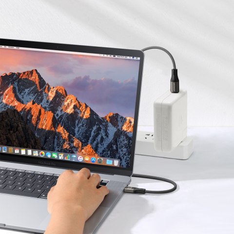 Kabel przewód USB-C 100W Light-Speed Series 1.2m czarny Kabel przewód USB-C 100W Light-Speed Series 1.2m czarny