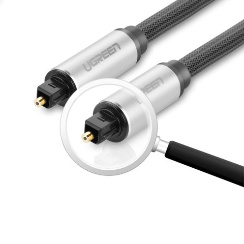 Kabel przewód optyczny Toslink SPDIF 3m szary Kabel przewód optyczny Toslink SPDIF 3m szary
