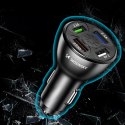 Ładowarka samochodowa 50W 4x USB-A QC biała