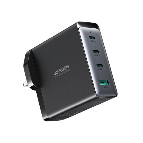 Ładowarka sieciowa GaN 140W wtyczka angielska UK 3x USB-C USB-A + kabel USB-C 1.2m Ładowarka sieciowa GaN 140W wtyczka angielska UK 3x USB-C USB-A + kabel USB-C 1.2m