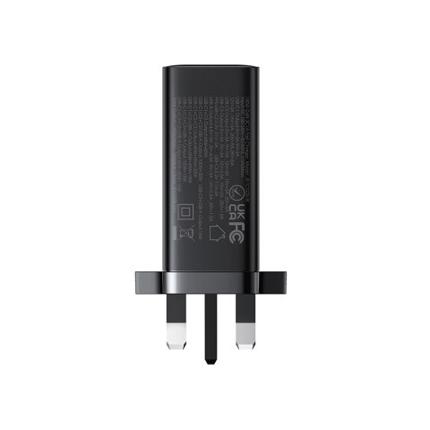 Ładowarka sieciowa GaN 140W wtyczka angielska UK 3x USB-C USB-A + kabel USB-C 1.2m Ładowarka sieciowa GaN 140W wtyczka angielska UK 3x USB-C USB-A + kabel USB-C 1.2m