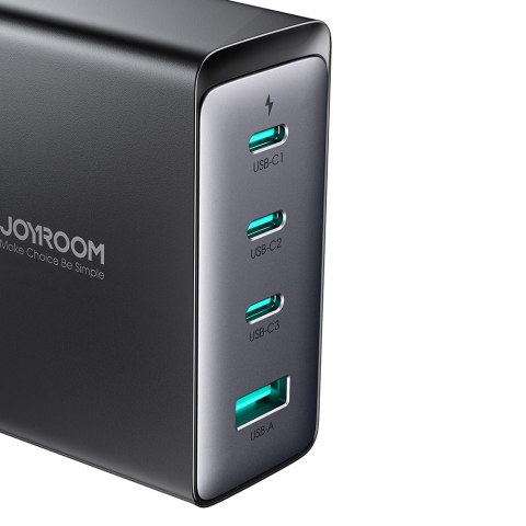 Ładowarka sieciowa GaN 140W wtyczka angielska UK 3x USB-C USB-A + kabel USB-C 1.2m Ładowarka sieciowa GaN 140W wtyczka angielska UK 3x USB-C USB-A + kabel USB-C 1.2m