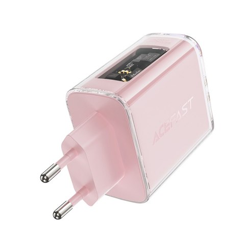 Ładowarka sieciowa GaN 65W 3 porty 1x USB 2x USB-C szara Ładowarka sieciowa GaN 65W 3 porty 1x USB 2x USB-C szara