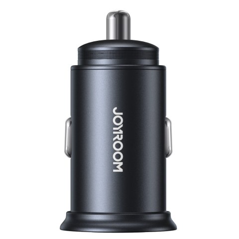Mini ładowarka samochodowa 60W USB-A QC3.0 USB-C PD czarna Mini ładowarka samochodowa 60W USB-A QC3.0 USB-C PD czarna
