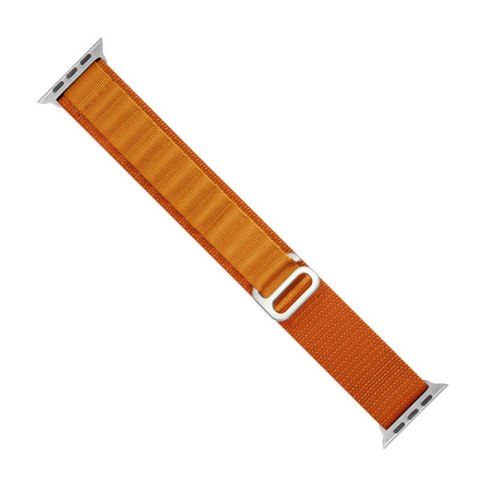 Pasek ze stalową sprzączką Alpine do Apple Watch 42 / 44 / 45 / 49 mm pomarańczowy Pasek ze stalową sprzączką Alpine do Apple Watch 42 / 44 / 45 / 49 mm pomarańczowy