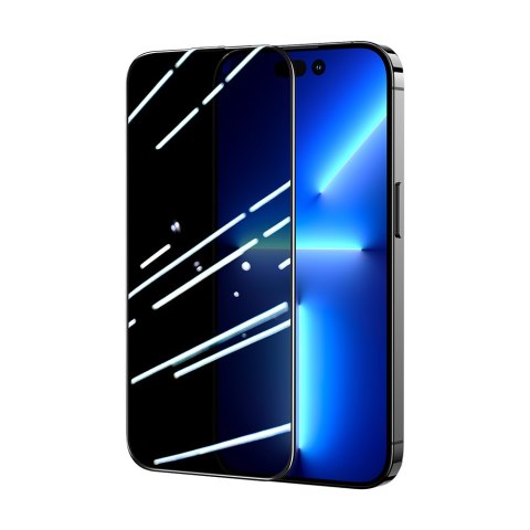 Szkło hartowane do iPhone 14 Pro z filtrem Anti-Spy na cały ekran z ramką przezroczysty Szkło hartowane do iPhone 14 Pro z filtrem Anti-Spy na cały ekran z ramką przezroczysty