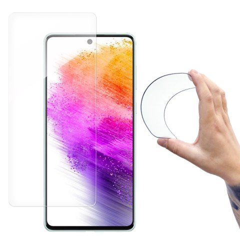 Hybrydowa elastyczna folia szklana szkło hartowane Samsung Galaxy A73 Nano Flexi Hybrydowa elastyczna folia szklana szkło hartowane Samsung Galaxy A73 Nano Flexi
