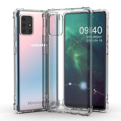Pancerne etui do Samsung Galaxy A72 4G Anti Shock przezroczysty Pancerne etui do Samsung Galaxy A72 4G Anti Shock przezroczysty