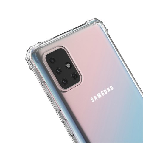 Pancerne etui do Samsung Galaxy A72 4G Anti Shock przezroczysty Pancerne etui do Samsung Galaxy A72 4G Anti Shock przezroczysty