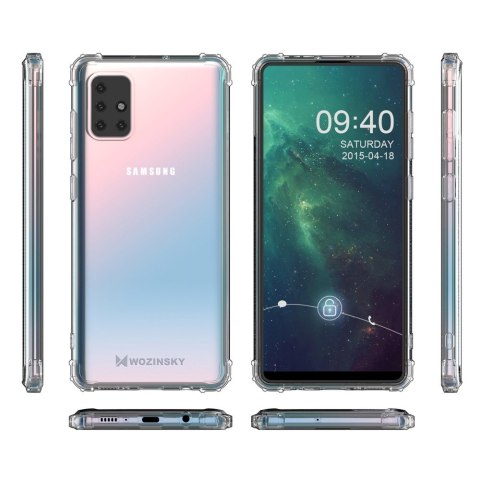 Pancerne etui do Samsung Galaxy A72 4G Anti Shock przezroczysty Pancerne etui do Samsung Galaxy A72 4G Anti Shock przezroczysty