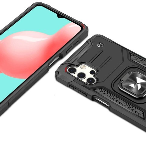 Pancerne etui pokrowiec + magnetyczny uchwyt Samsung Galaxy A13 5G Ring Armor czarny Pancerne etui pokrowiec + magnetyczny uchwyt Samsung Galaxy A13 5G Ring Armor czarny