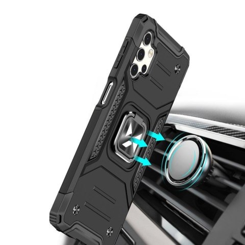 Pancerne etui pokrowiec + magnetyczny uchwyt Samsung Galaxy A13 5G Ring Armor czarny Pancerne etui pokrowiec + magnetyczny uchwyt Samsung Galaxy A13 5G Ring Armor czarny