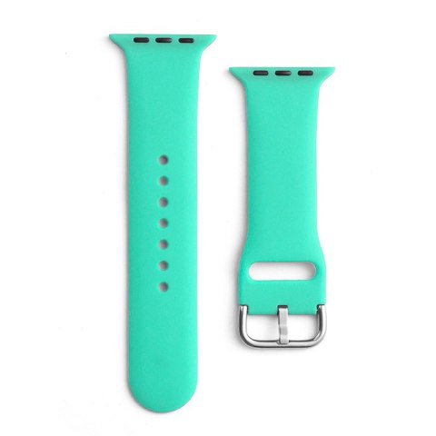 Silikonowy pasek do zegarka Apple Watch Ultra 2-9/SE 42/44/45/49mm Silicone Strap APS miętowy Silikonowy pasek do zegarka Apple Watch Ultra 2-9/SE 42/44/45/49mm Silicone Strap APS miętowy