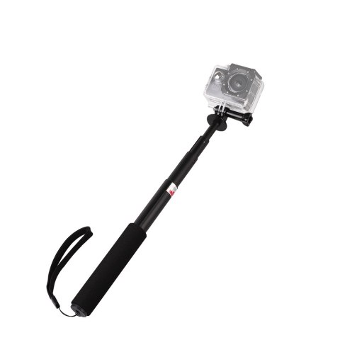 Kijek teleskopowy Selfie stick z uchwytem na kamerę sportową aparat Kijek teleskopowy Selfie stick z uchwytem na kamerę sportową aparat