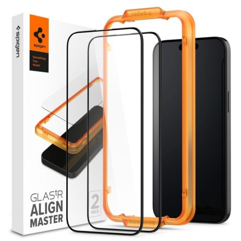 Szkło hartowane ALM Glass FC na iPhone 15 Pro Max czarne - ZESTAW 2 szt. Szkło hartowane ALM Glass FC na iPhone 15 Pro Max czarne - ZESTAW 2 szt.