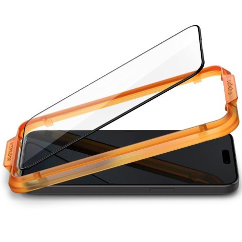 Szkło hartowane ALM Glass FC na iPhone 15 Pro Max czarne - ZESTAW 2 szt. Szkło hartowane ALM Glass FC na iPhone 15 Pro Max czarne - ZESTAW 2 szt.