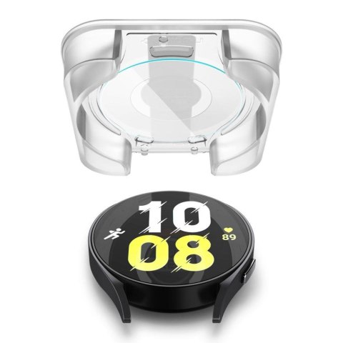 Szkło hartowane Glas.tR EZ Fit na Samsung Galaxy Watch 6 44mm - ZESTAW 2 szt. Szkło hartowane Glas.tR EZ Fit na Samsung Galaxy Watch 6 44mm - ZESTAW 2 szt.
