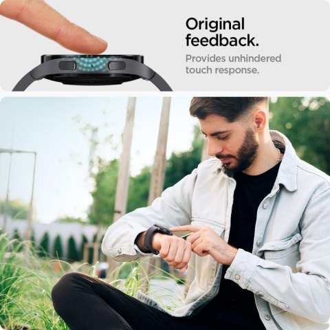 Szkło hartowane Glas.tR EZ Fit na Samsung Galaxy Watch 6 44mm - ZESTAW 2 szt. Szkło hartowane Glas.tR EZ Fit na Samsung Galaxy Watch 6 44mm - ZESTAW 2 szt.