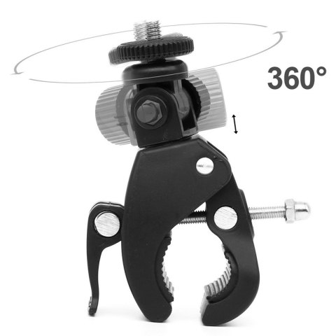 Uchwyt na kierownicę rurę do kamery GoPro obracany o 360 stopni Uchwyt na kierownicę rurę do kamery GoPro obracany o 360 stopni