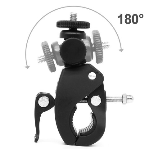 Uchwyt na kierownicę rurę do kamery GoPro obracany o 360 stopni Uchwyt na kierownicę rurę do kamery GoPro obracany o 360 stopni