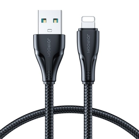 Kabel przewód do iPhone USB - Lightning 2.4A Surpass Series 1.2 m czarny Kabel przewód do iPhone USB - Lightning 2.4A Surpass Series 1.2 m czarny