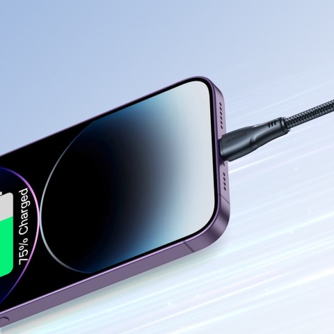 Kabel przewód do iPhone USB - Lightning 2.4A Surpass Series 1.2 m czarny Kabel przewód do iPhone USB - Lightning 2.4A Surpass Series 1.2 m czarny