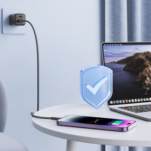 Kabel przewód do iPhone USB - Lightning 2.4A Surpass Series 1.2 m czarny Kabel przewód do iPhone USB - Lightning 2.4A Surpass Series 1.2 m czarny